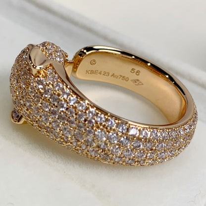 [Polaidi Jewelry]PANTHERE PINK GOLD DIAMOND RING
