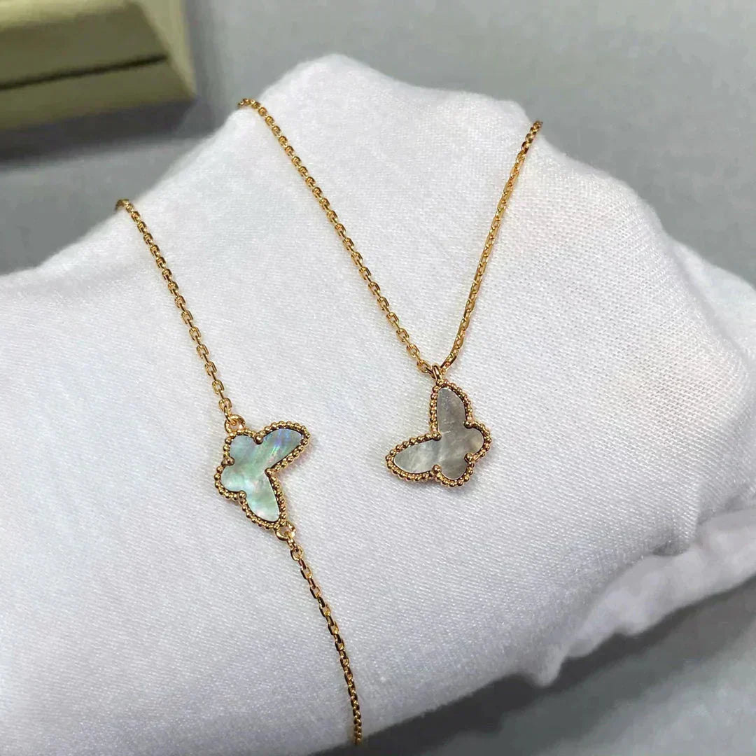 [：Polaidi Jewelry]BUTTERFLY DARK MOP BUTTERFLY BRACELET