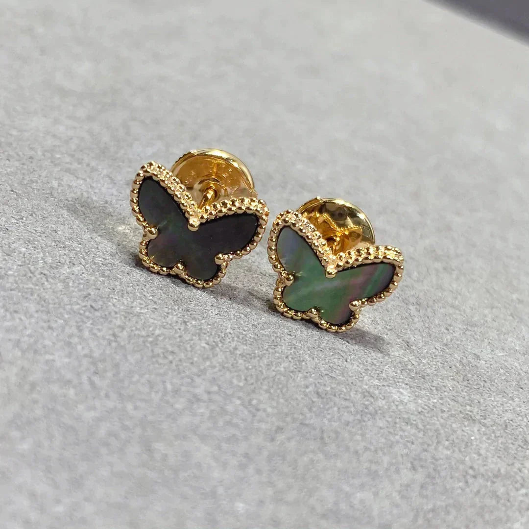 [Polaidi Jewelry]BUTTERFLY DARK MOP  EARRINGS