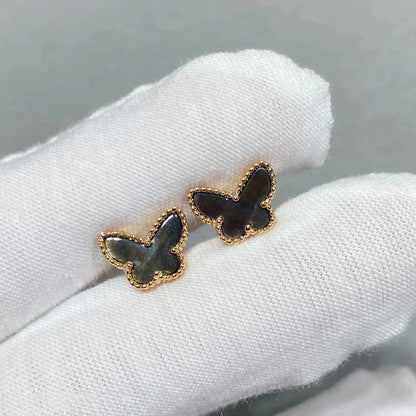 [Polaidi Jewelry]BUTTERFLY DARK MOP  EARRINGS