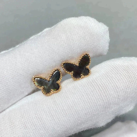 [Polaidi Jewelry]BUTTERFLY DARK MOP  EARRINGS