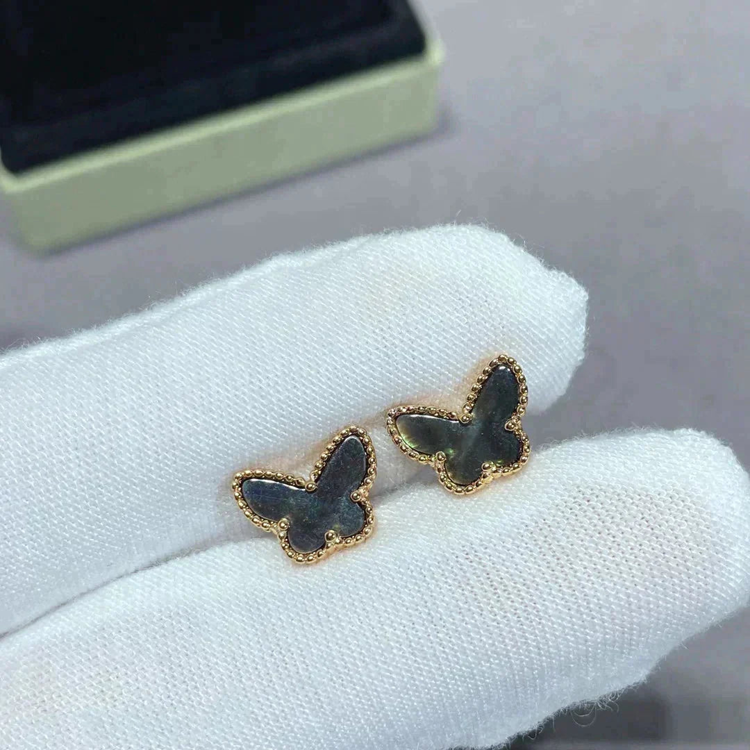 [Polaidi Jewelry]BUTTERFLY DARK MOP  EARRINGS