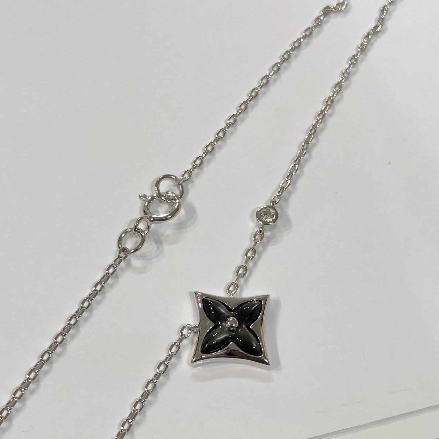 [Polaidi Jewelry]STAR BLACK MOP NECKLACE