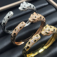 [Polaidi Jewelry ]PANTHERE BIG BRACELET DIAMONDS