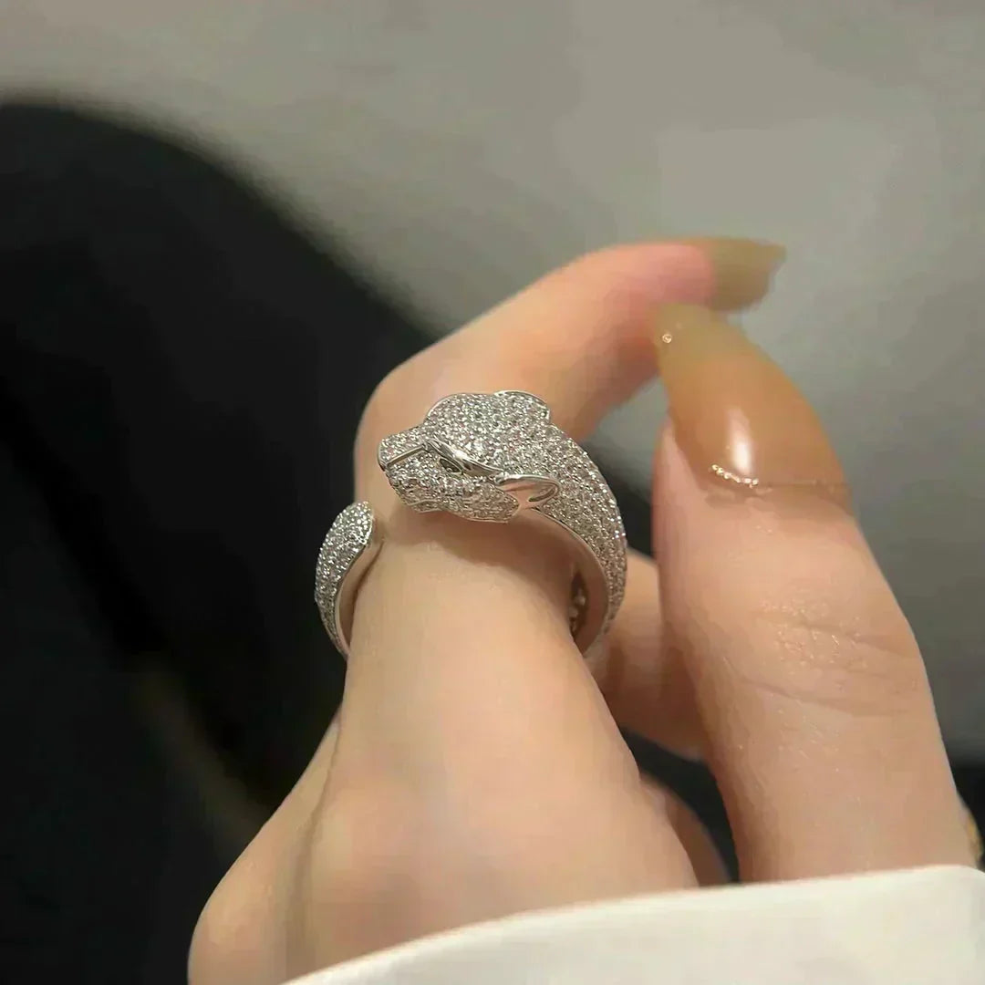 [Polaidi Jewelry]PANTHERE 5.5MM ALL DIAMOND RING