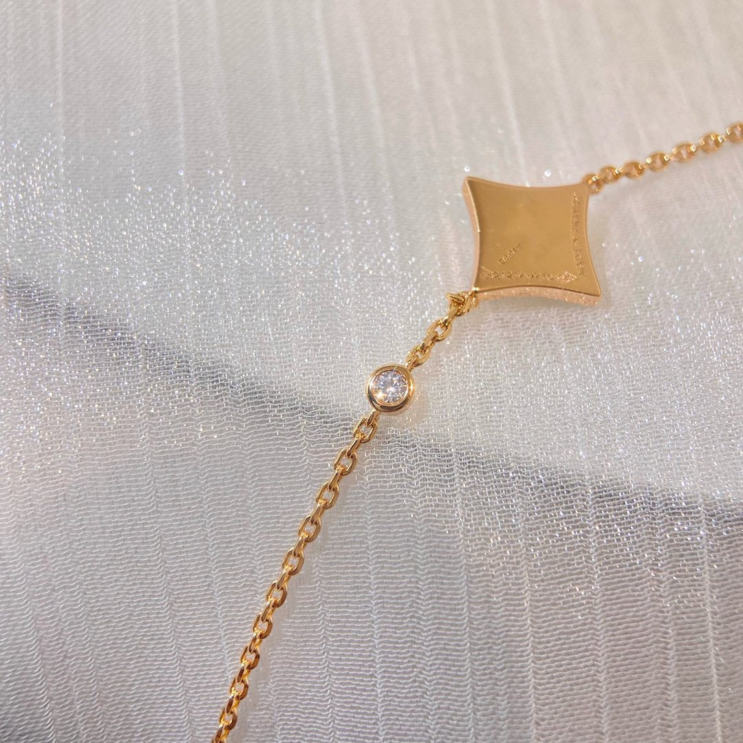 [：Polaidi Jewelry]COLOR STAR CARNELIAN PINK GOLD DIAMOND BRACELET