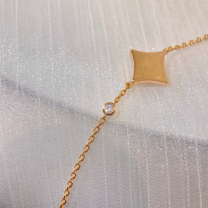 [：Polaidi Jewelry]COLOR STAR CARNELIAN PINK GOLD DIAMOND BRACELET