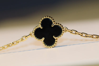 [Polaidi Jewelry]CLOVER 20 MOTIFS ONYX ROSE GOLD