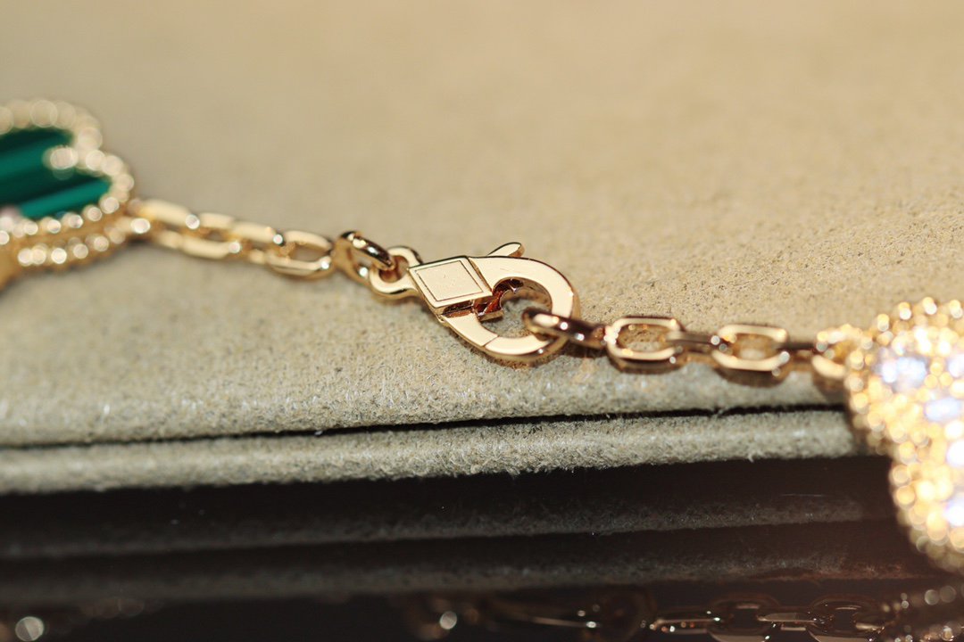 [：Polaidi Jewelry]CLOVER 20 MOTIFS ONYX ROSE GOLD