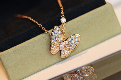 [：Polaidi Jewelry]BUTTERFLY DIAMOND NECKLACE