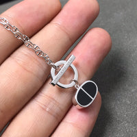 [Polaidi Jewelry ]CHAINE VERSO BLACK CERAMIC  NECKLACE