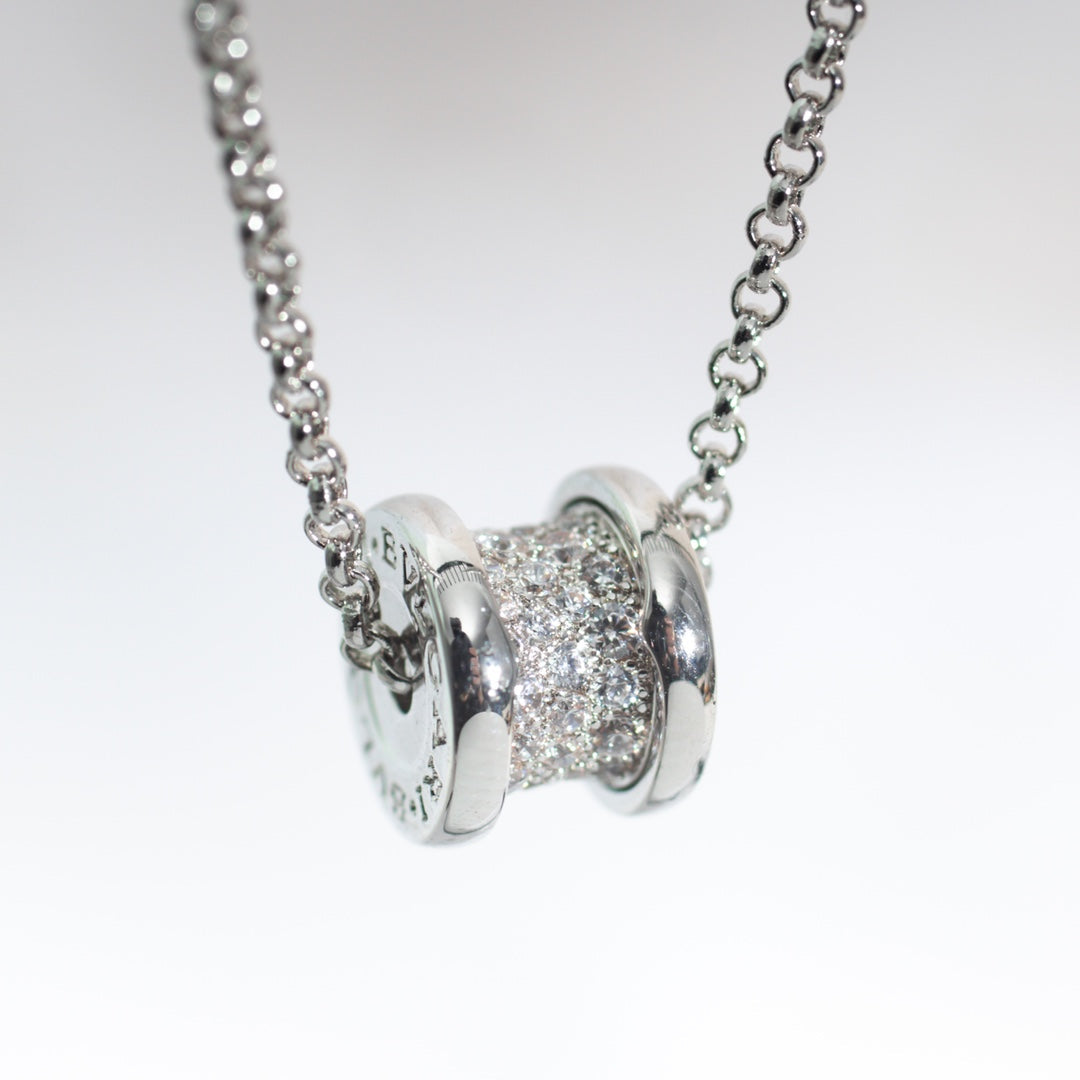 [Polaidi Jewelry]ZERO 1 SILVER DIAMOND NECKLACE