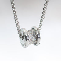 [Polaidi Jewelry ]ZERO 1 SILVER DIAMOND NECKLACE