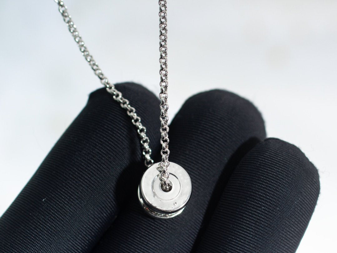 [Polaidi Jewelry]ZERO 1 SILVER DIAMOND NECKLACE
