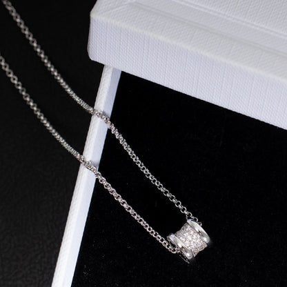 [Polaidi Jewelry]ZERO 1 SILVER DIAMOND NECKLACE