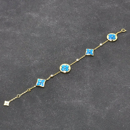 [Polaidi Jewelry]STAR AND SUN TURQUOISE 4 MOTIFS 3 DIAMONDS