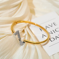 [Polaidi Jewelry ]VOLTE UPSITE DOWN GOLD DIAMOND BRACELET