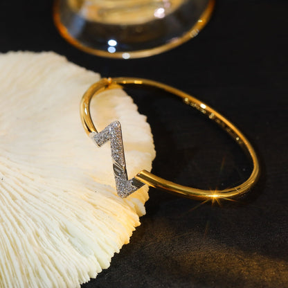 [Polaidi Jewelry]VOLTE UPSITE DOWN GOLD DIAMOND BRACELET