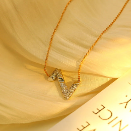 [Polaidi Jewelry]VOLT SILVER DIAMOND PEDANT NECKLACE