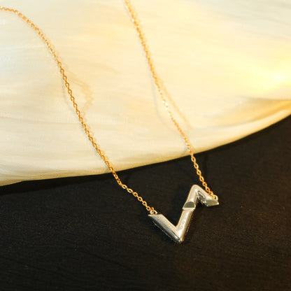 [Polaidi Jewelry]VOLT SILVER DIAMOND PEDANT NECKLACE