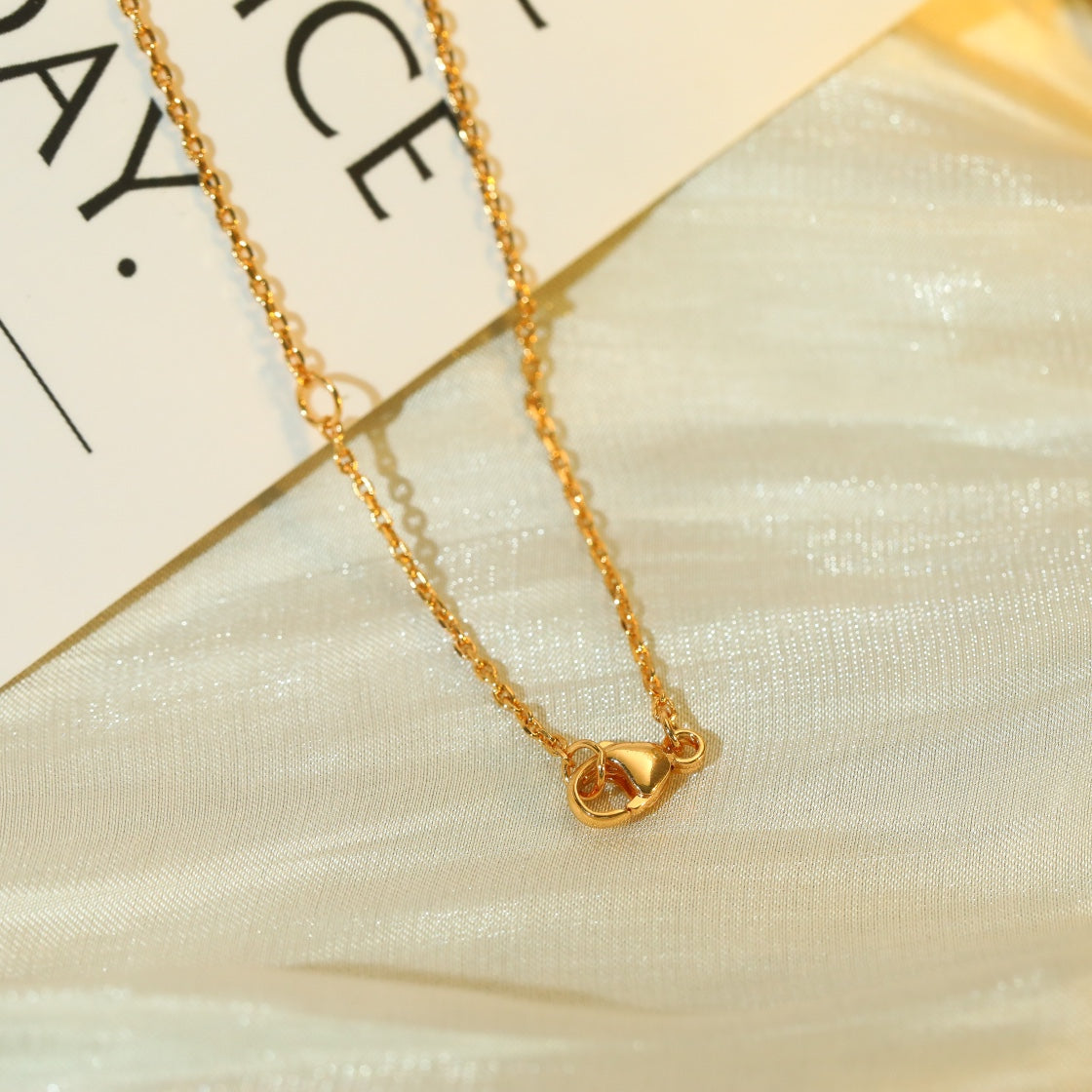[：Polaidi Jewelry]VOLT SILVER DIAMOND PEDANT NECKLACE