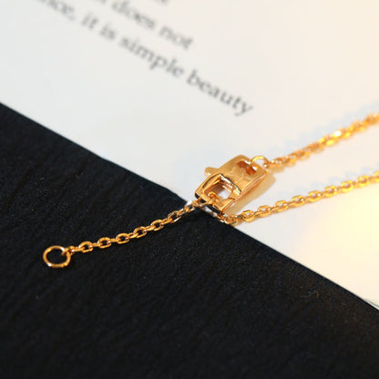 [Polaidi Jewelry]STAR AND SUN DIAMOND PINK GOLD NECKLACE