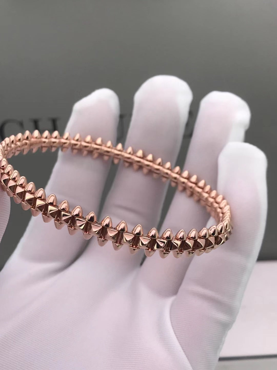 [Polaidi Jewelry]CLASH PINK GOLD BRACELET