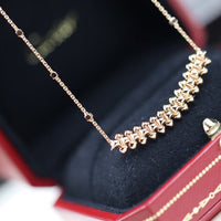 [Polaidi Jewelry ]CLASH PINK GOLD NECKLACE