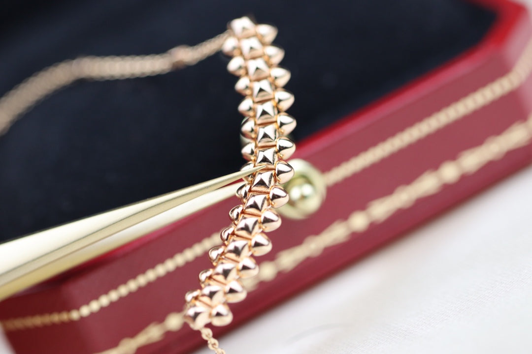 [Polaidi Jewelry]CLASH PINK GOLD NECKLACE