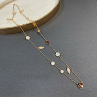 [Polaidi Jewelry ]LUCKY SPRING 15 MOTIFS GOLD NECKLACE