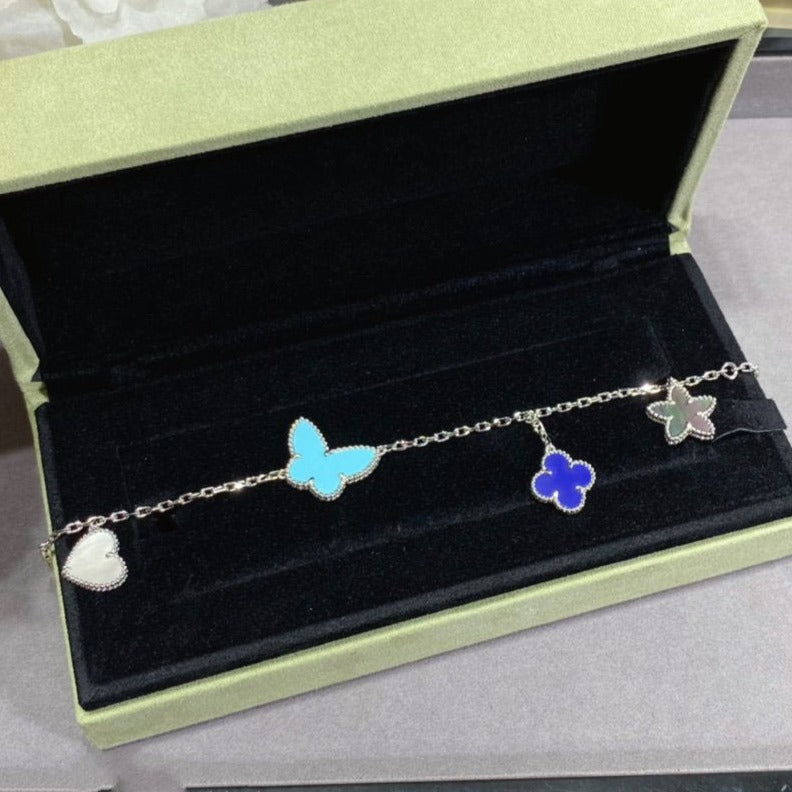[：Polaidi Jewelry]LUCKY SPRING SILVER BRACELET 4 MOTIF