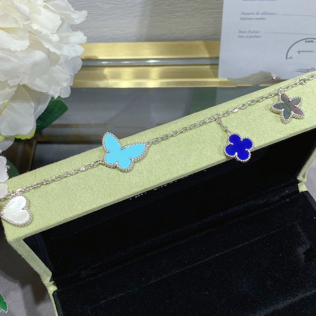 [：Polaidi Jewelry]LUCKY SPRING SILVER BRACELET 4 MOTIF