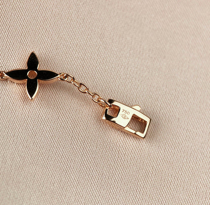 [Polaidi Jewelry]STAR AND SUN 7 MOTIFS GOLD BRACELET