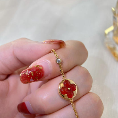 [Polaidi Jewelry]SUN PEDANT CARNELIAN BRACELET