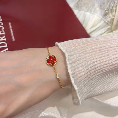 [：Polaidi Jewelry]SUN PEDANT CARNELIAN BRACELET