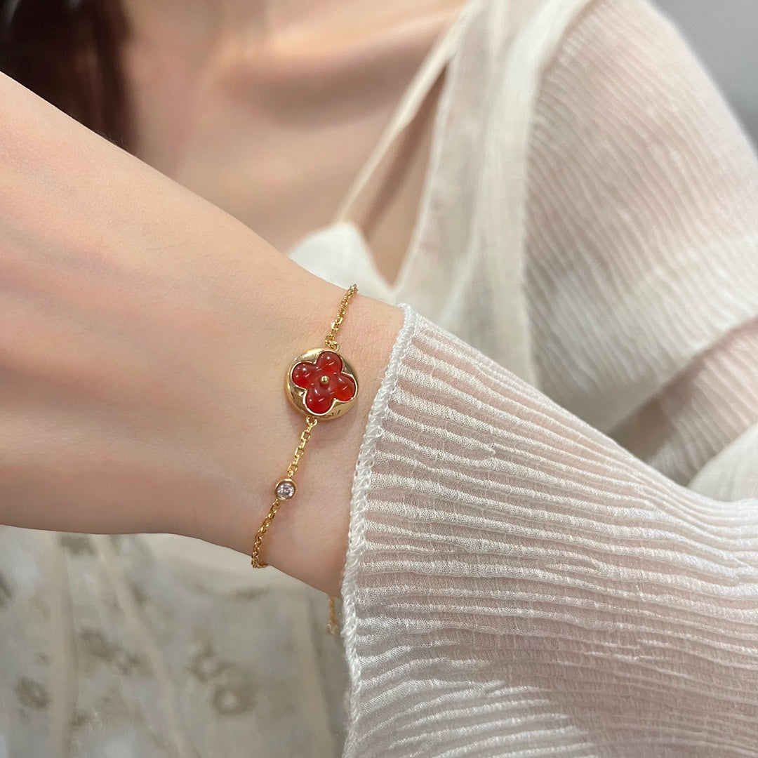 [：Polaidi Jewelry]SUN PEDANT CARNELIAN BRACELET
