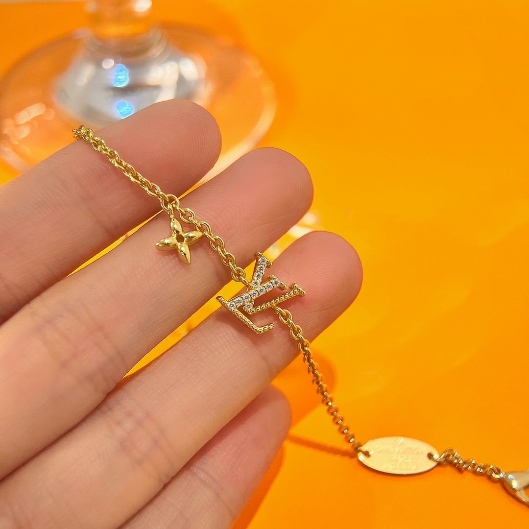 [Polaidi Jewelry]LOGO STAR MOTIF GOLD BRACELET