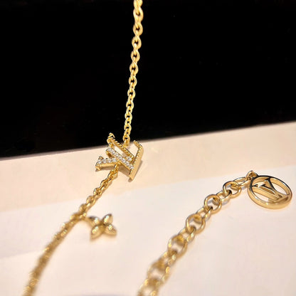 [Polaidi Jewelry]LOGO STAR MOTIF GOLD BRACELET