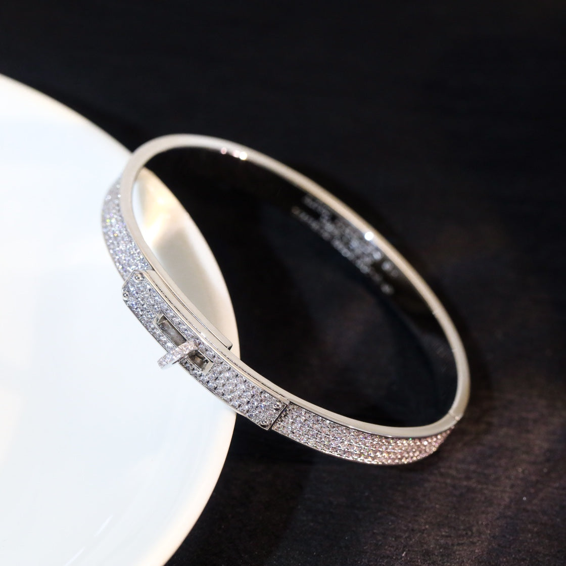 [：Polaidi Jewelry]KELLY BRACELET DIAMOND PAVED