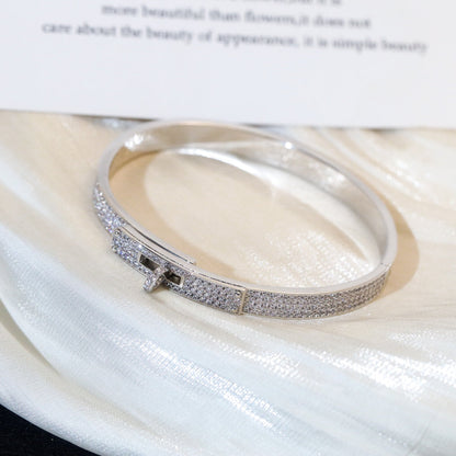 [：Polaidi Jewelry]KELLY BRACELET DIAMOND PAVED