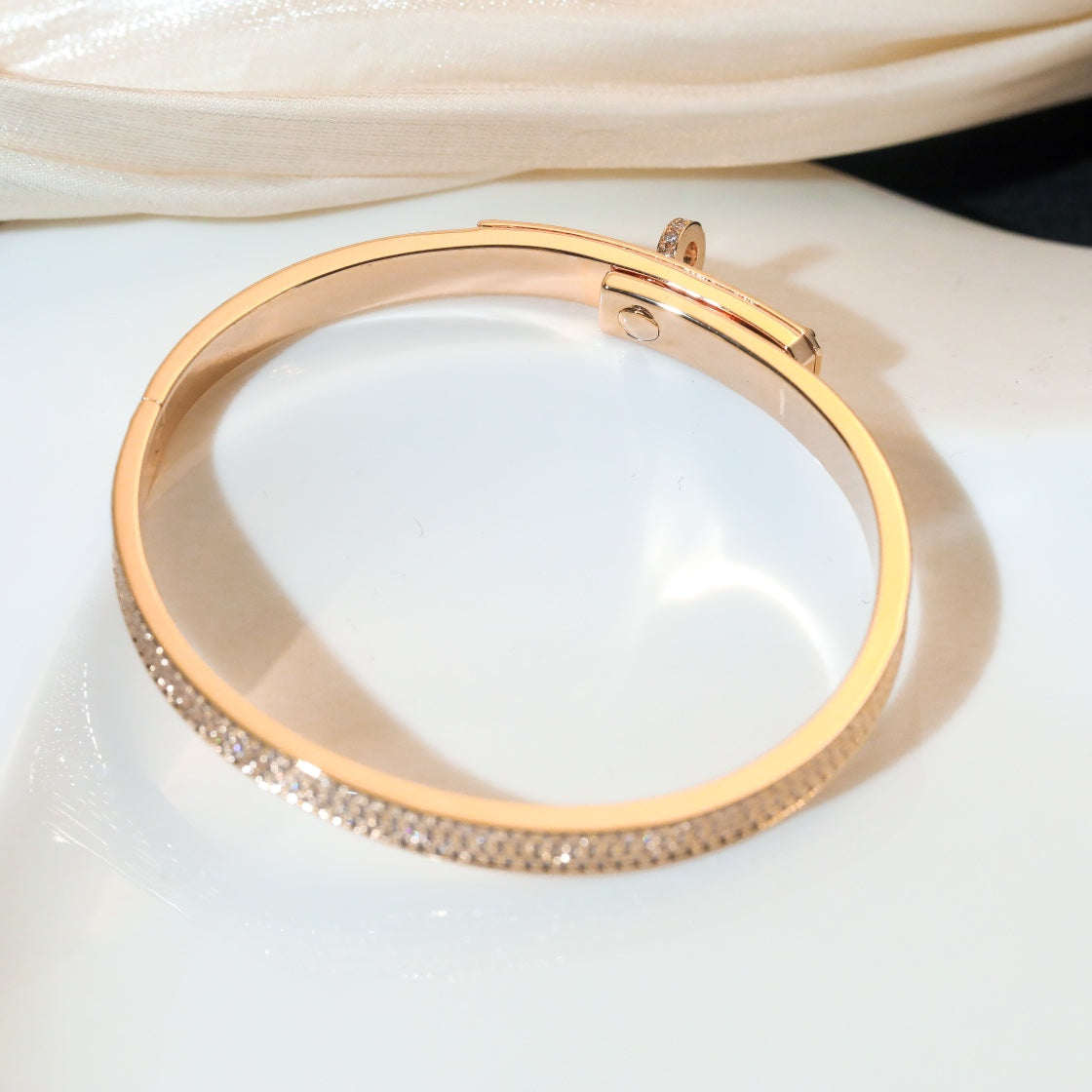 [Polaidi Jewelry]KELLY BRACELET DIAMOND PAVED