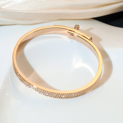 [Polaidi Jewelry]KELLY BRACELET DIAMOND PAVED