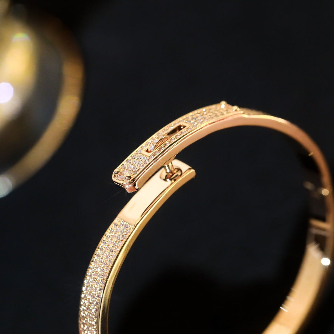 [Polaidi Jewelry]KELLY BRACELET DIAMOND PAVED