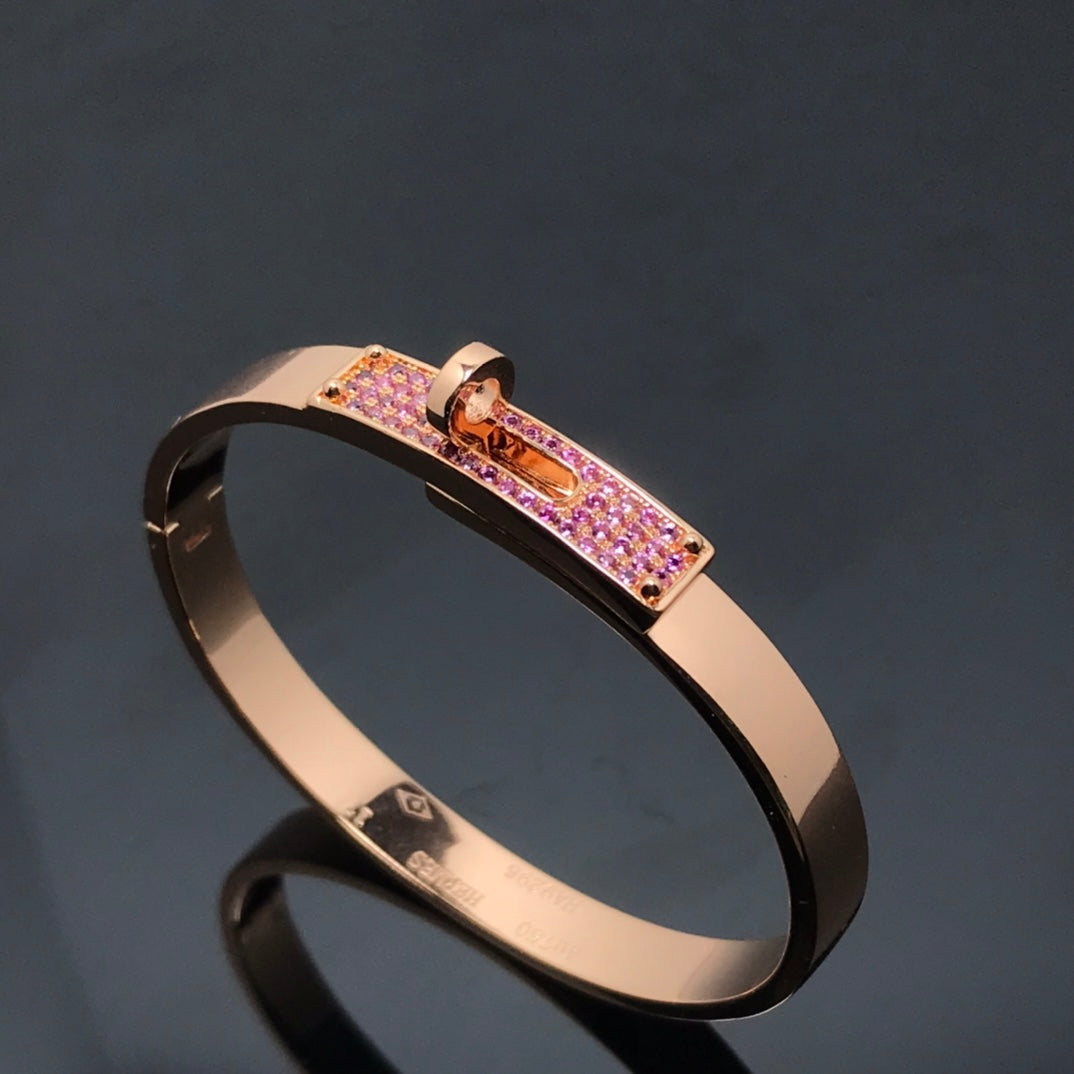 [Polaidi Jewelry]KELLY BRACELET PINK DIAMOND