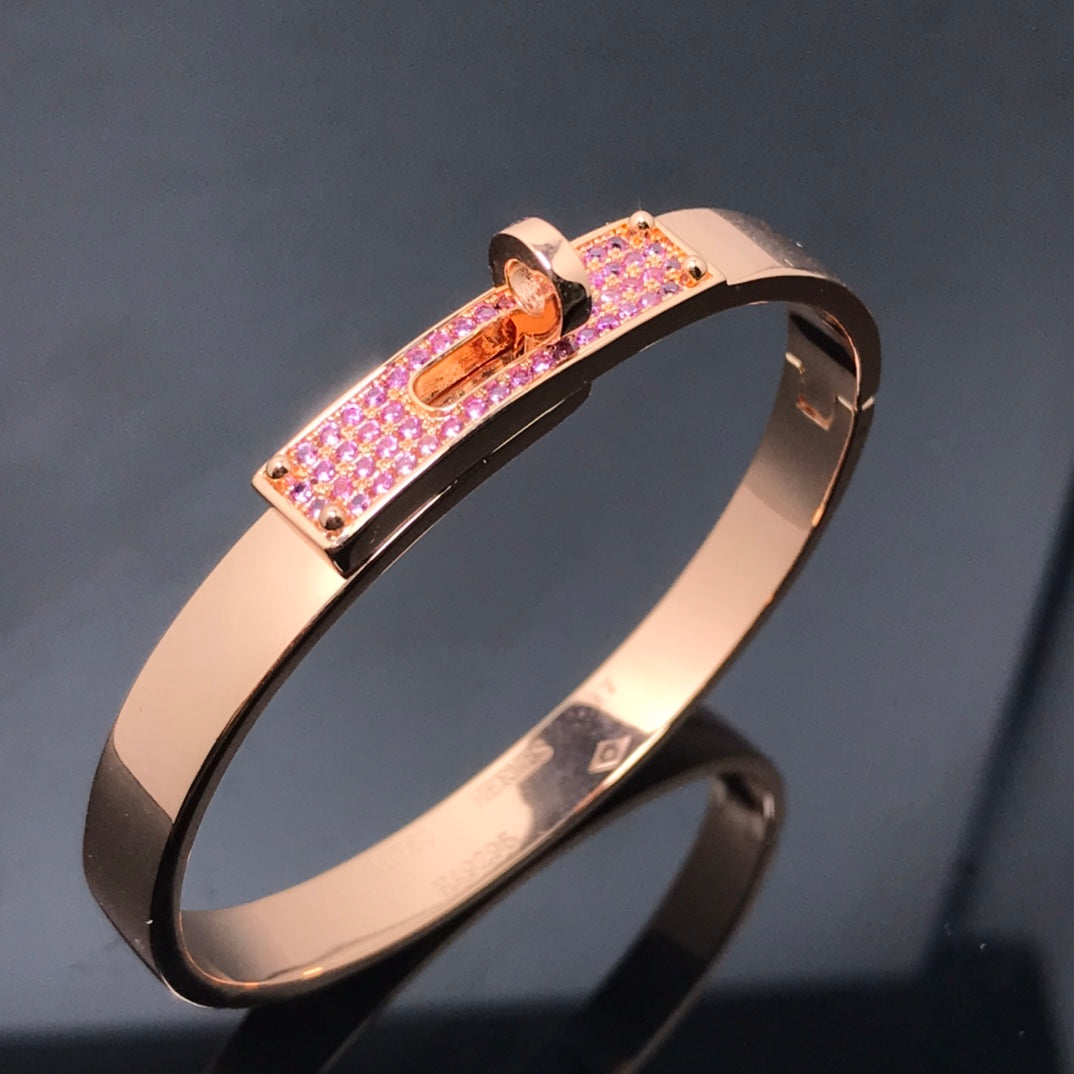 [Polaidi Jewelry]KELLY BRACELET PINK DIAMOND
