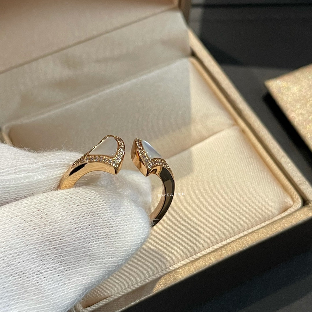 [Polaidi Jewelry]DREAM MOP DIAMOND OPEN RING