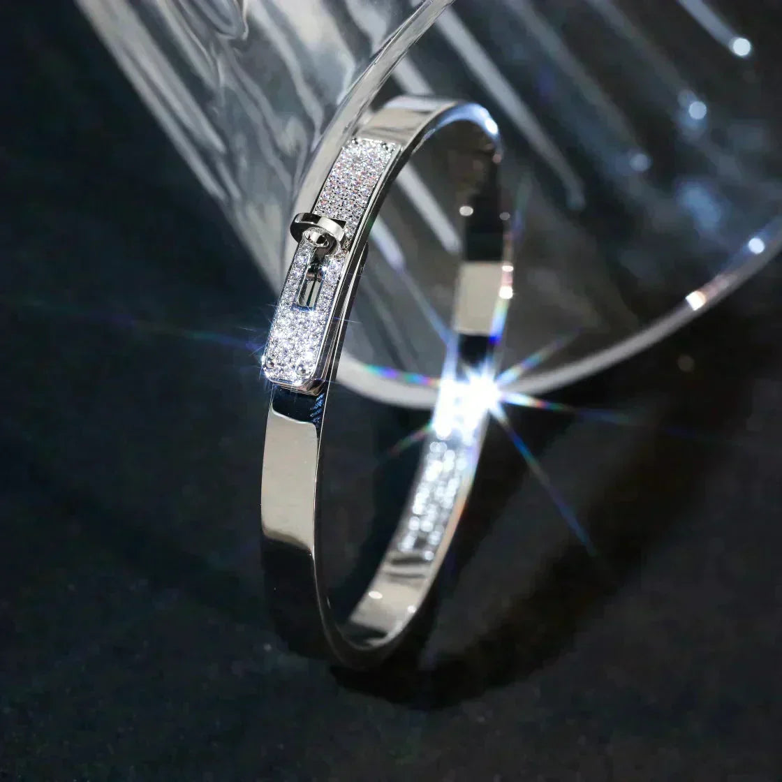 [Polaidi Jewelry]KELLY SILVER DIAMOND BRACELET