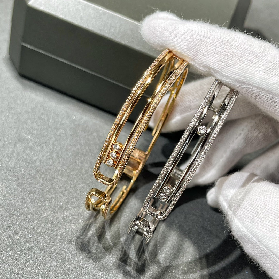 [Polaidi Jewelry]MOVE 10TH PAVED DIAMOND BRACELET