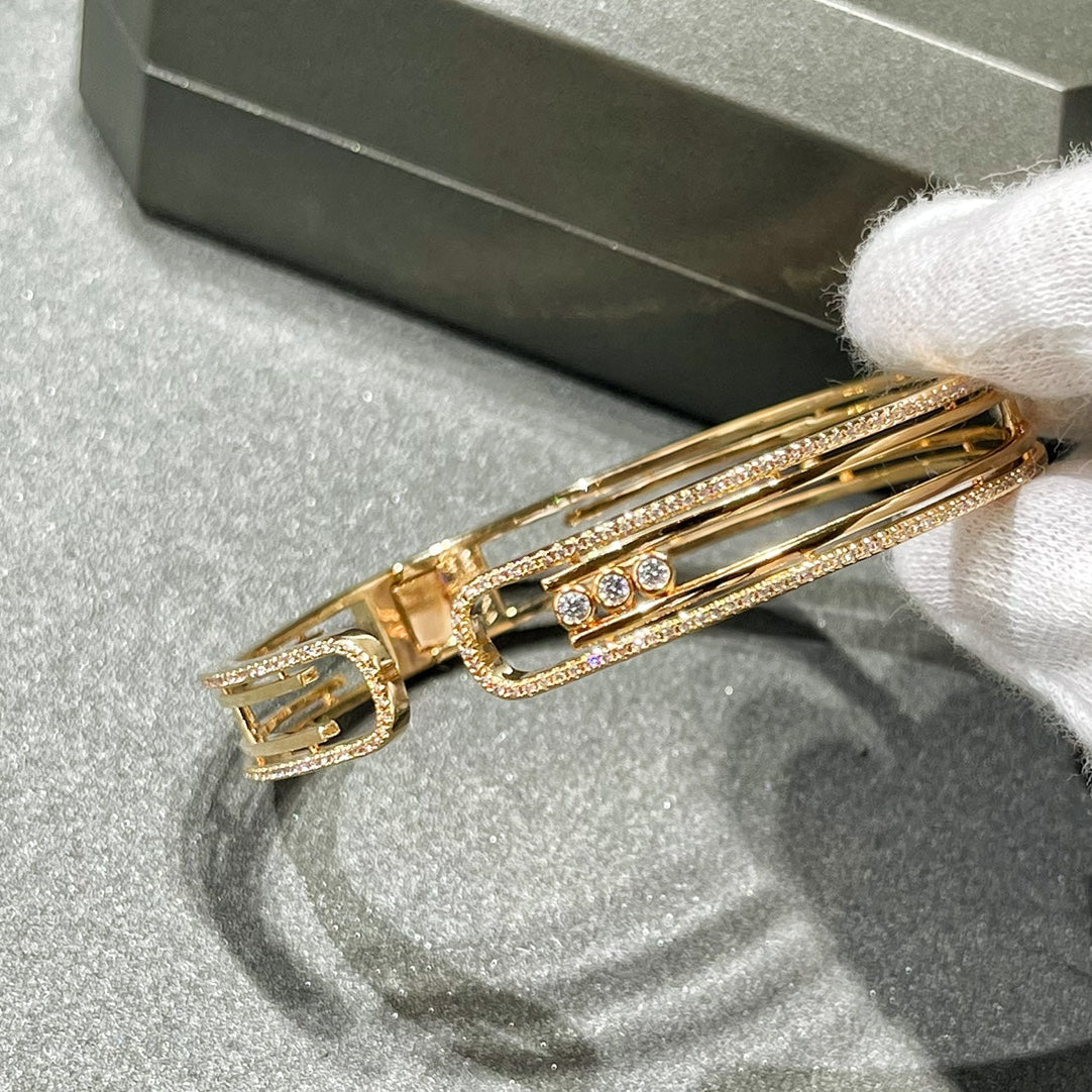 [Polaidi Jewelry]MOVE 10TH PAVED DIAMOND BRACELET
