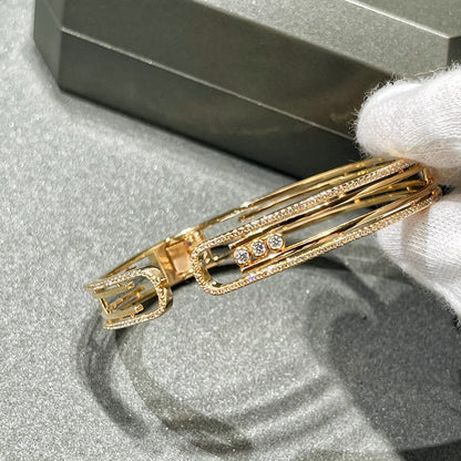 [Polaidi Jewelry]MOVE 10TH PAVED DIAMOND BRACELET